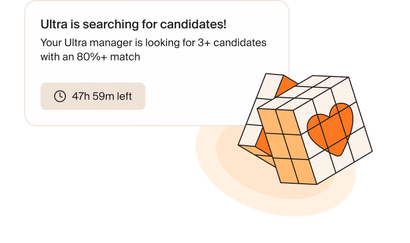 Ultra manager searching closed communities for candidates